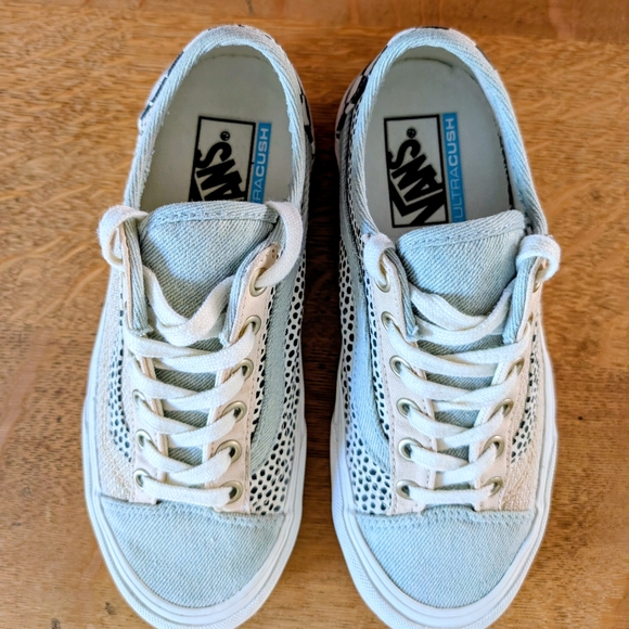 Vans Ultracush Checkered Sneakers Decon SF Mix Match Multi/Marshmallow  6W 4.5M - Picture 4 of 9